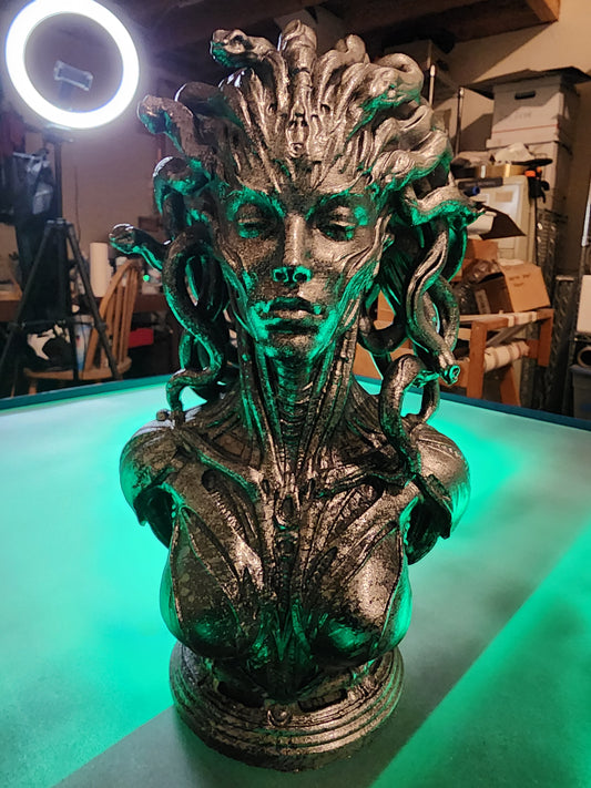 Giger Medusa Figurine – Biomechanical Horror Bust