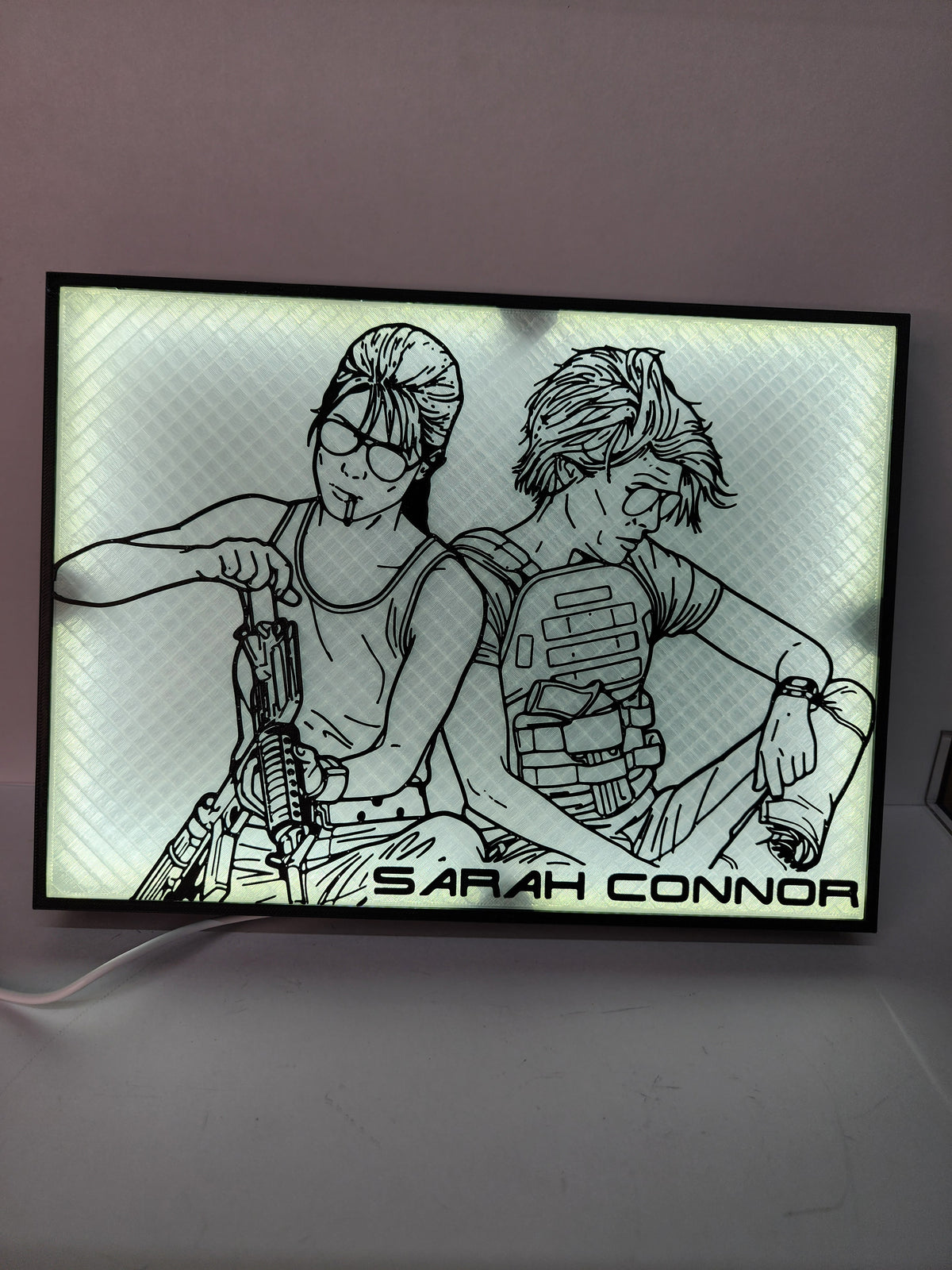Lightbox - Sarah Connor – Terminator Inspired