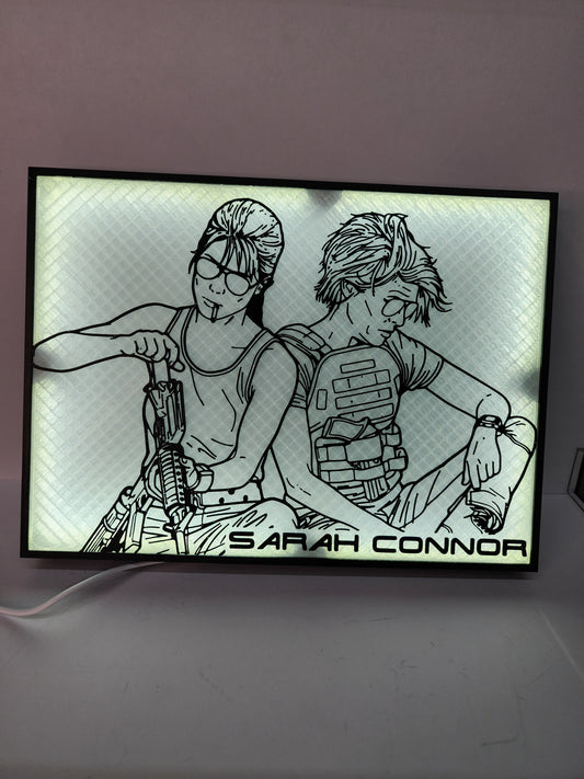 Lightbox - Sarah Connor – Terminator Inspired