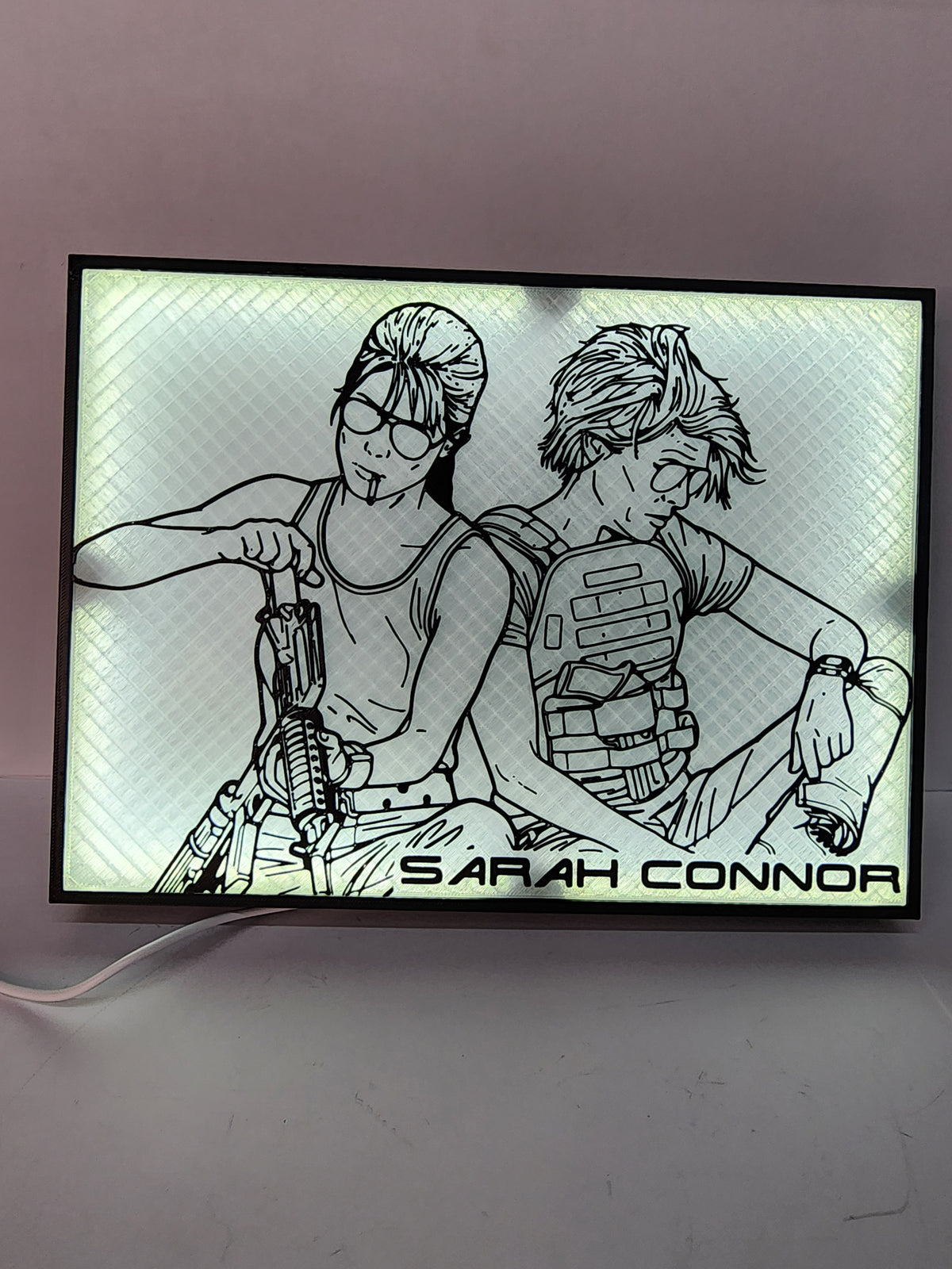 Lightbox - Sarah Connor – Terminator Inspired