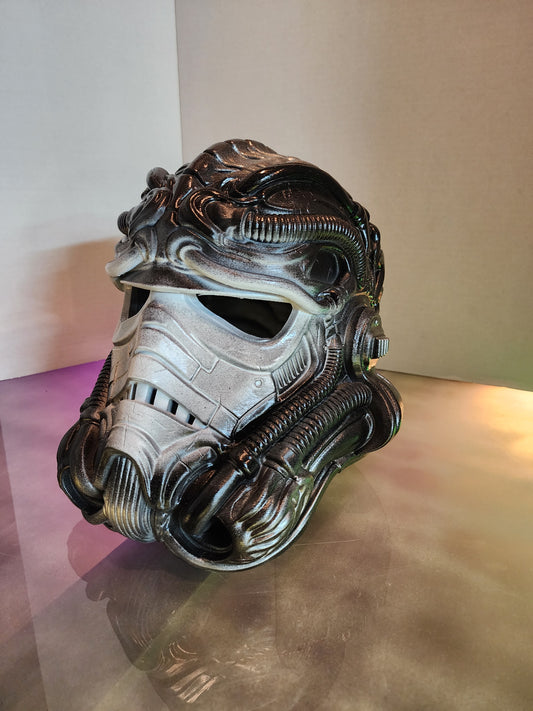 H.R. Giger-Inspired Stormtrooper Helmet – Painted and Assembled