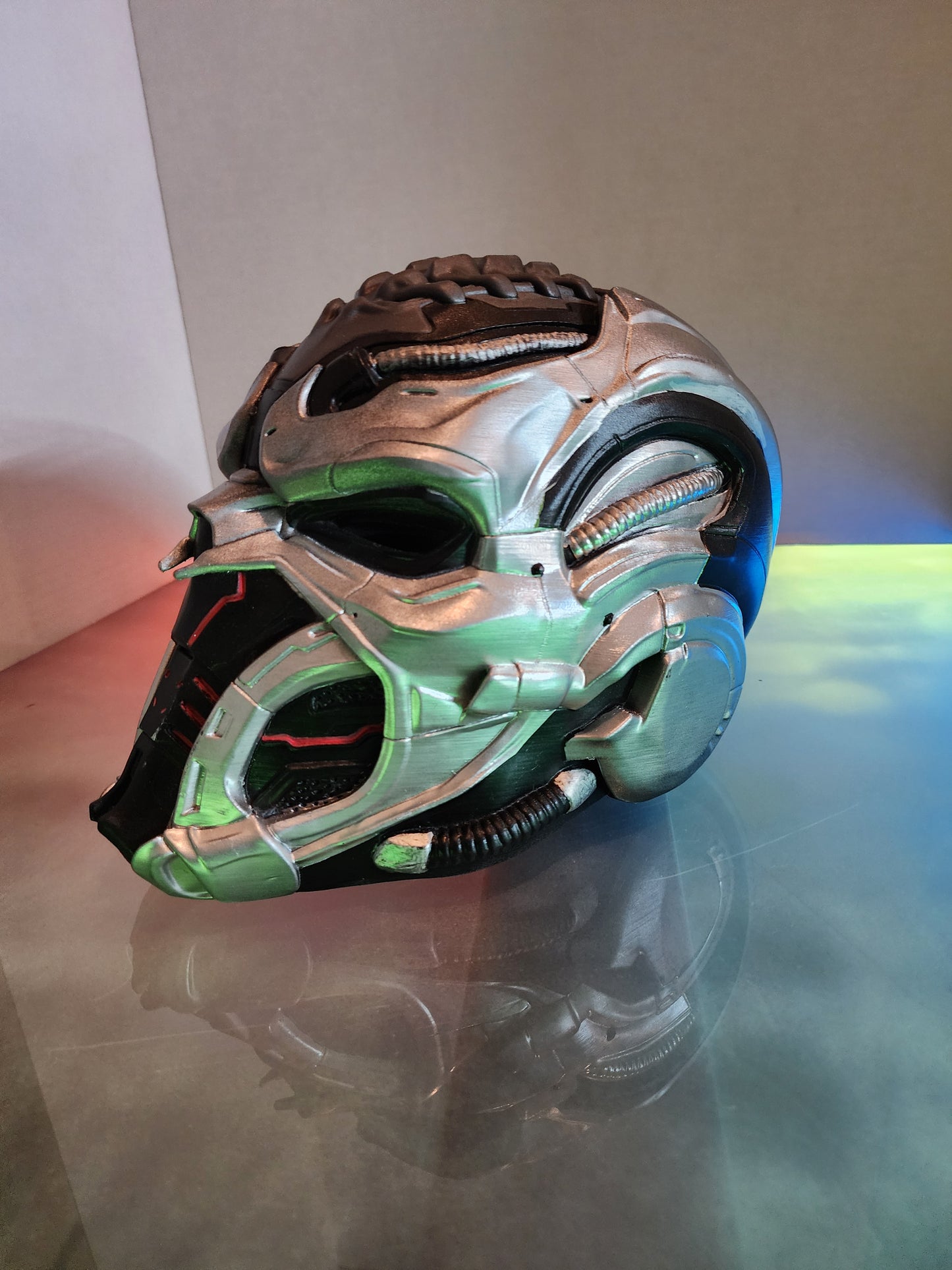 H.R. Giger Inspired Spawn Helmet – Wearable Cosplay STL (Digital Download)