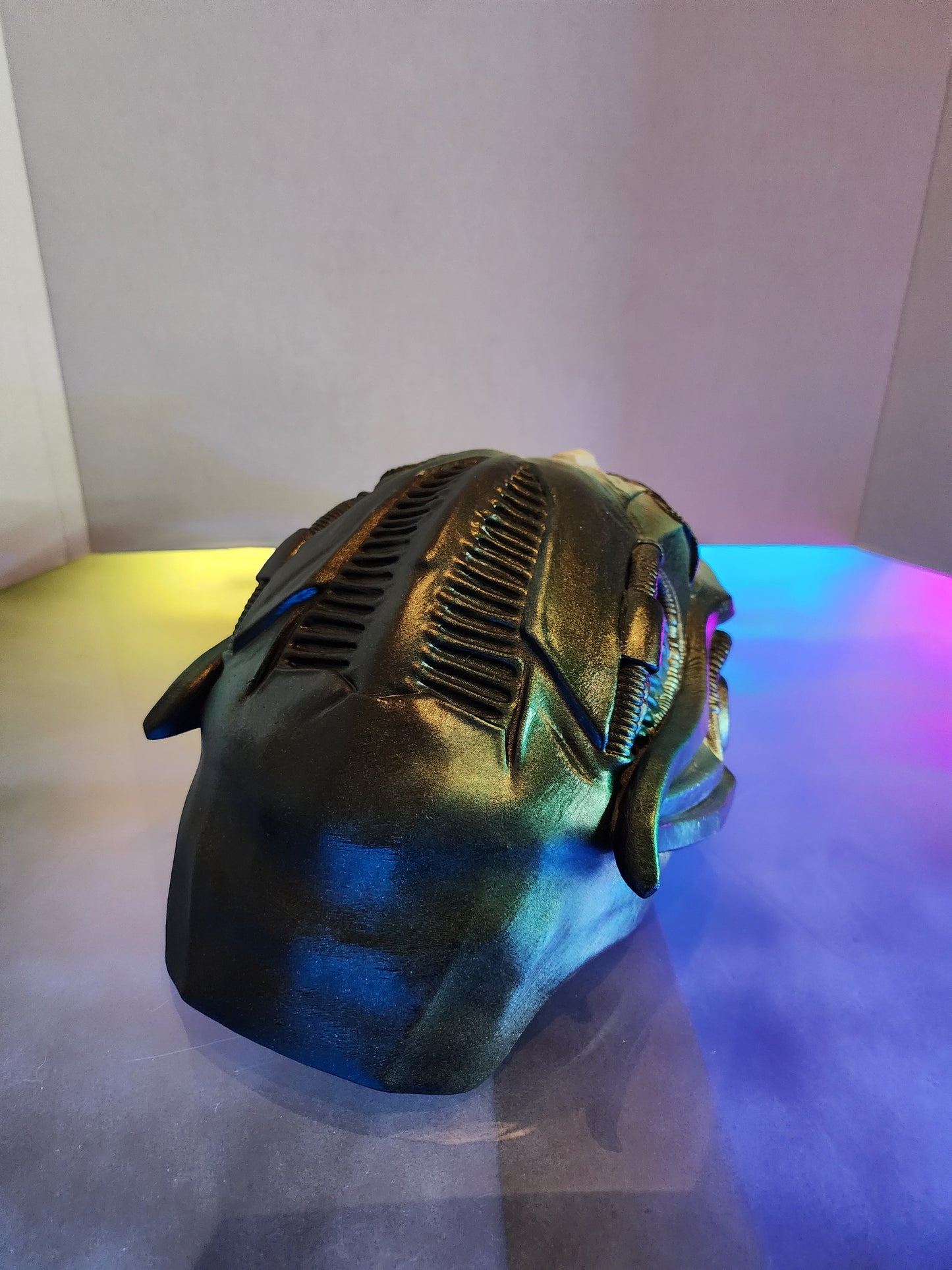 H.R. Giger-Inspired Joker / Green Goblin Mashup Mask – Wearable Cosplay (Digital STL Download)