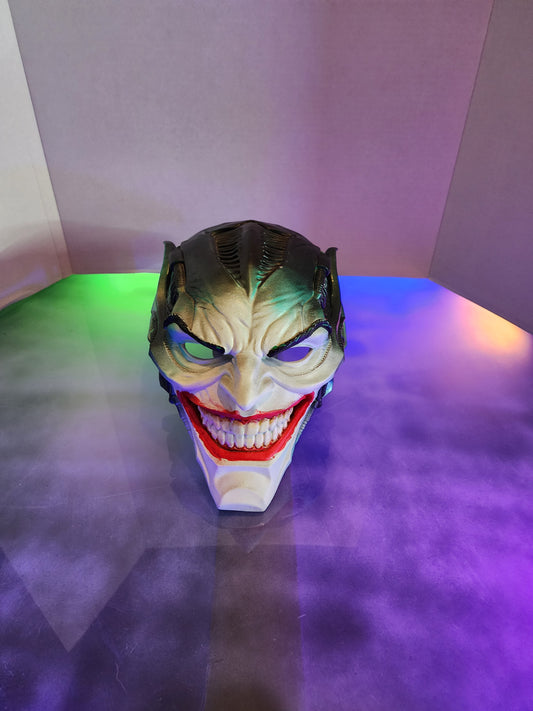 H.R. Giger-Inspired Joker / Green Goblin Mashup Mask – Painted and Assembled