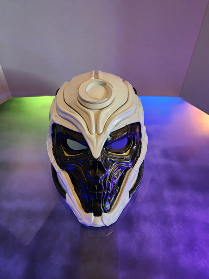 H.R. Giger-Inspired Moon Knight Helmet –  Wearable Cosplay (Digital STL Download)