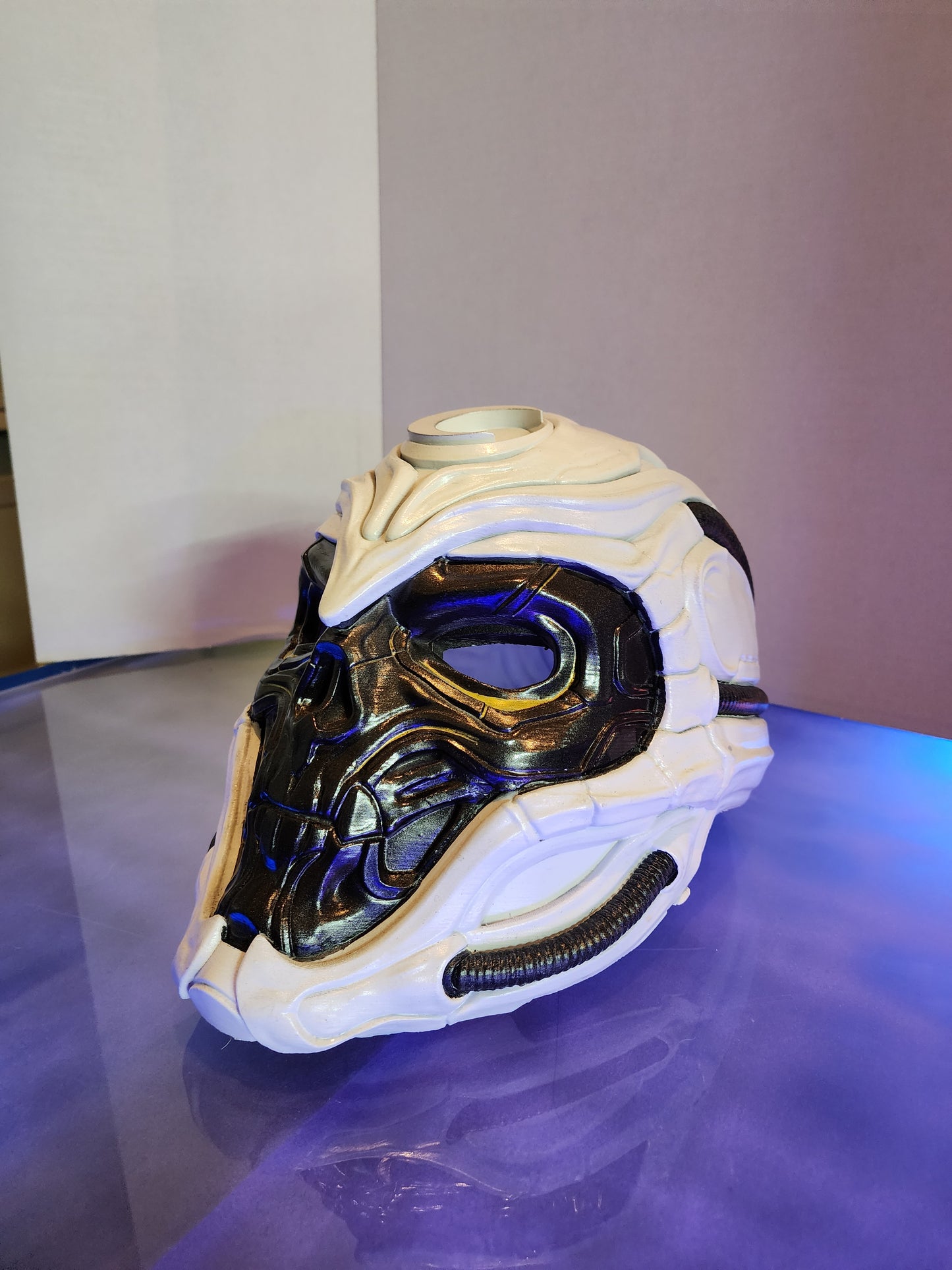 H.R. Giger-Inspired Moon Knight Helmet –  Wearable Cosplay (Digital STL Download)