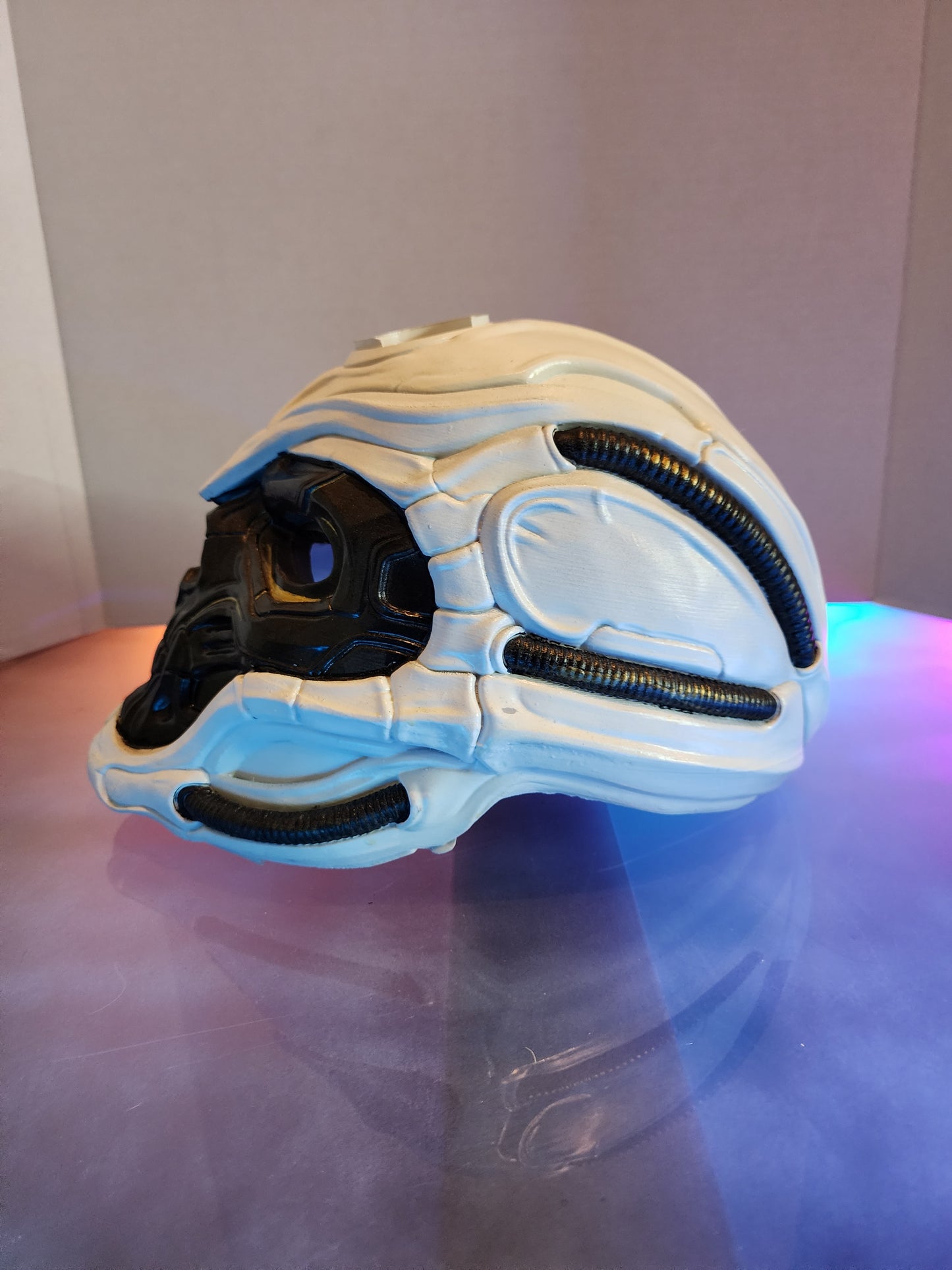 H.R. Giger-Inspired Moon Knight Helmet –  Wearable Cosplay (Digital STL Download)