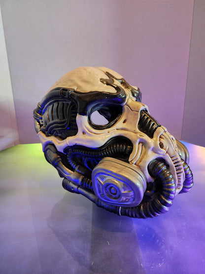Biomechanical Rebreather Helmet – Wearable Cosplay STL (Digital Download)