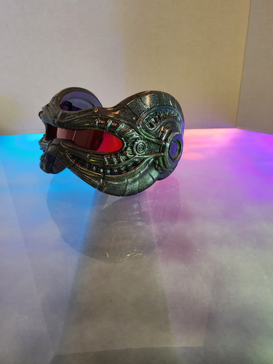 H.R. Giger Inspired Cyclops Visor – Painted and Assembled