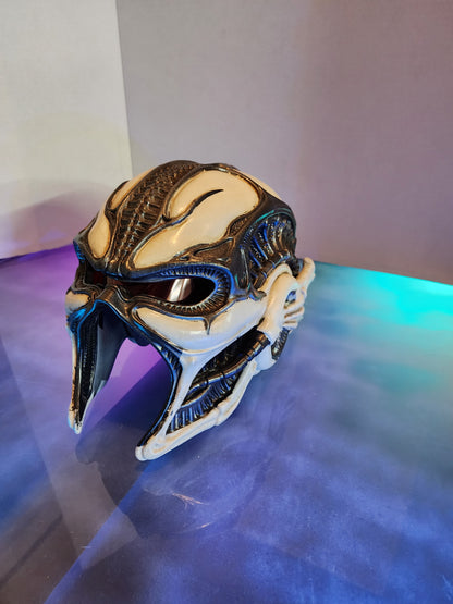 Biomechanical Assault Helmet – Wearable Cosplay STL (Digital Download)