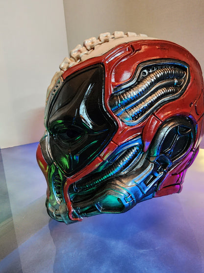 H.R. Giger Inspired Deadpool Helmet – Wearable Cosplay STL (Digital Download)