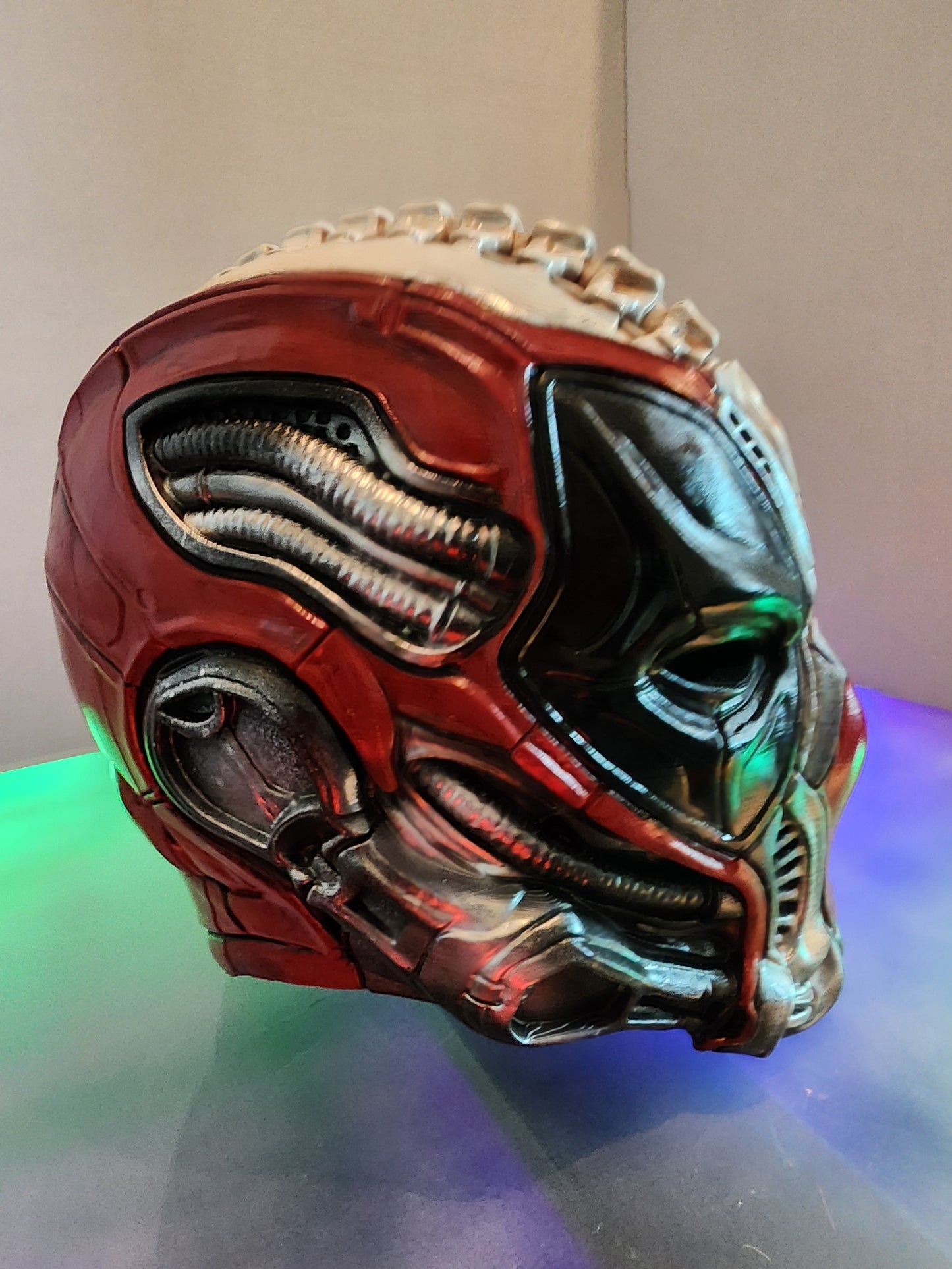 H.R. Giger Inspired Deadpool Helmet – Wearable Cosplay STL (Digital Download)