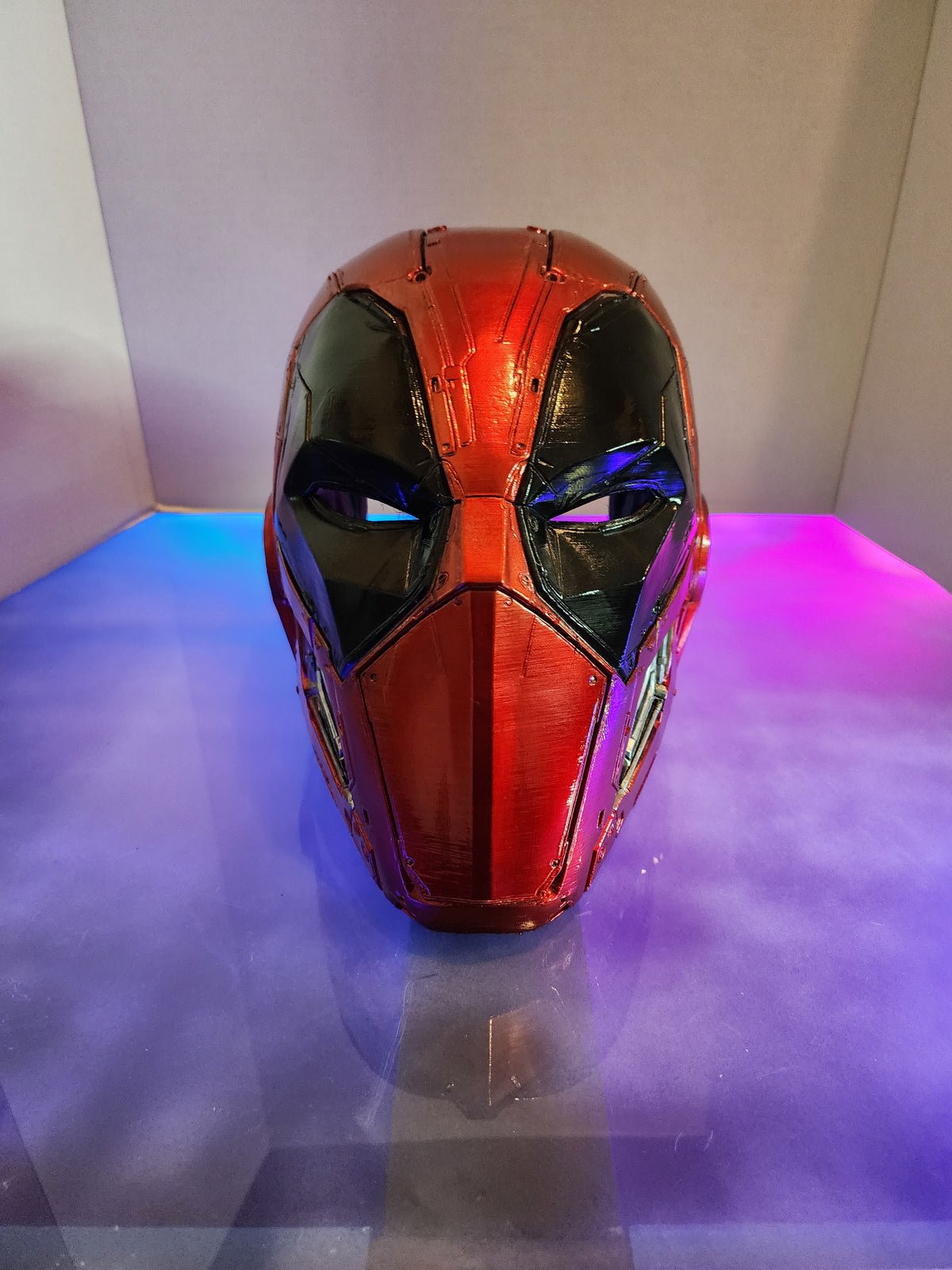 CyberPunk DeadPool Helmet – Wearable Cosplay Digital STL (Digital Download)