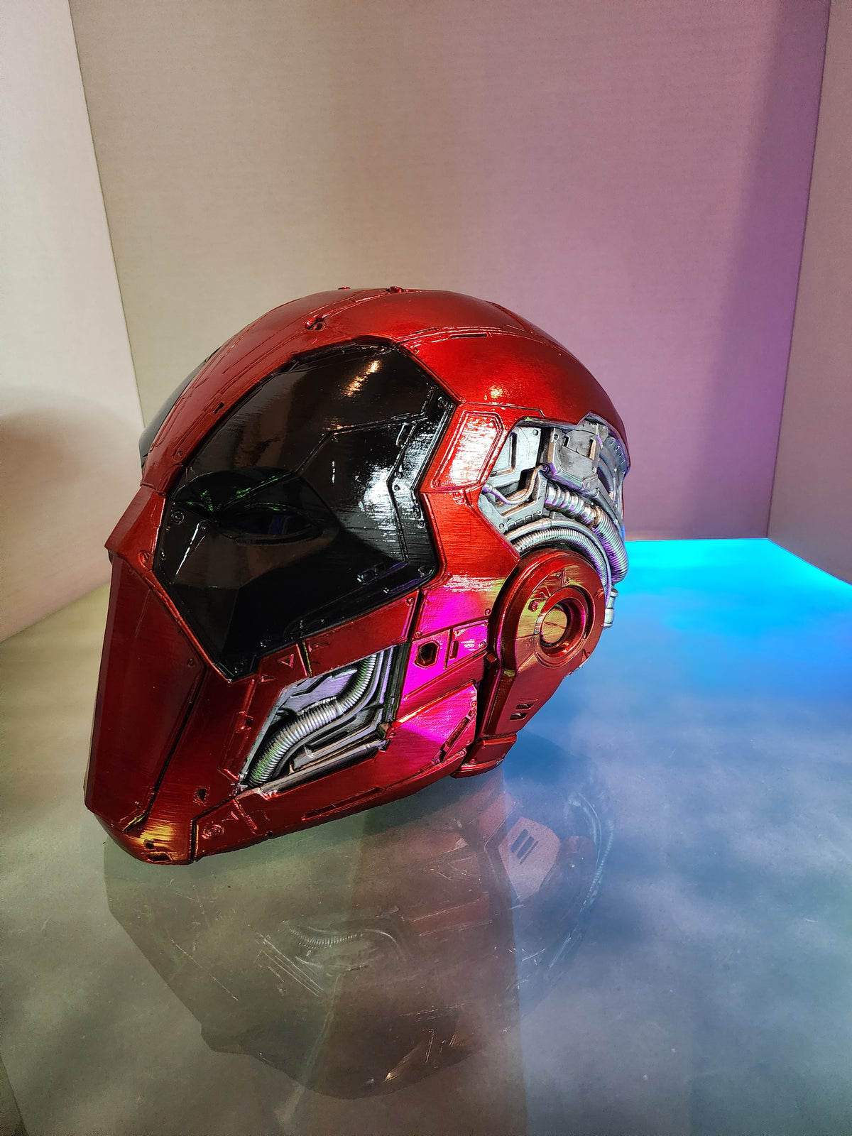 CyberPunk DeadPool Helmet – Wearable Cosplay Digital STL (Digital Download)