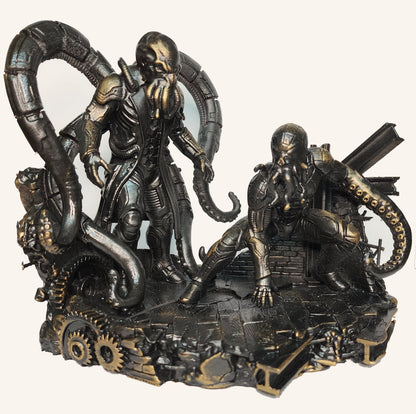 Cthulhu-Inspired Doc Ock vs. Spider-Man Diorama
