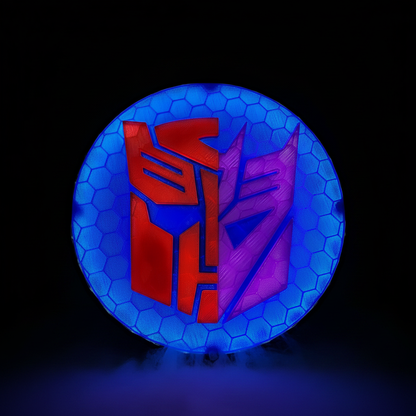 Autobots vs Decepticons Lightbox - Dramatic