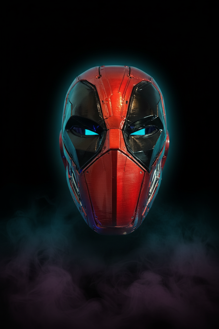 CyberPunk Deadpool Helmet - Dramatic