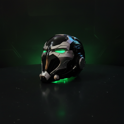 Cyberpunk Spawn Helmet Dramatic