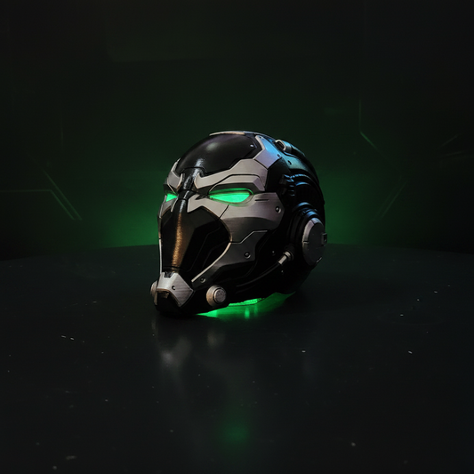 Cyberpunk Spawn Helmet Dramatic