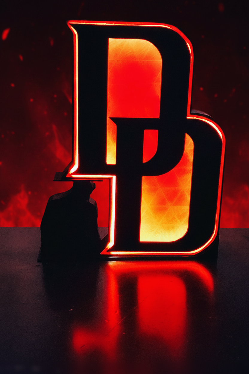 Daredevil DD Lightbox - Sinister Red Background