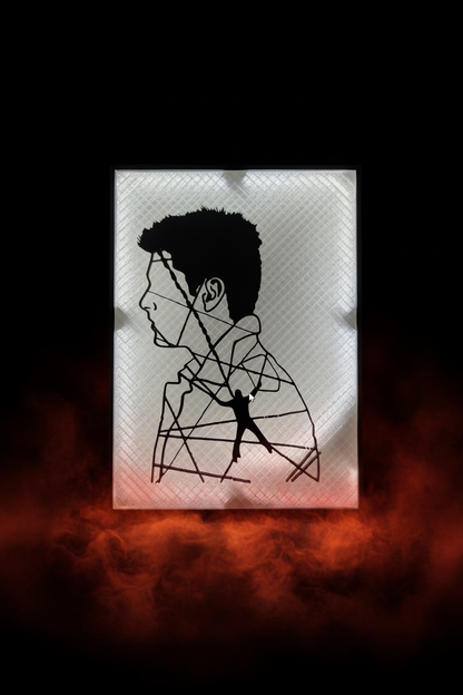 Dean In Hell Lightbox - Dramatic