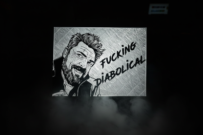 F*ing Diabolical Lightbox - Hand Removed