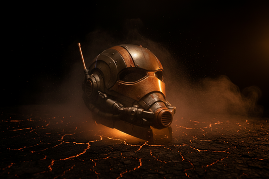 Fallout AntMan Helmet - Dramatic Shot