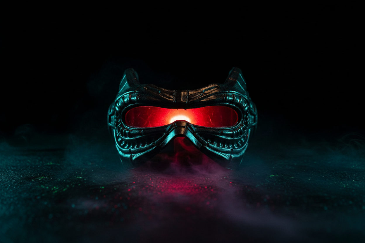 H.R. Giger Cyclops Visor - Dramatic Shot