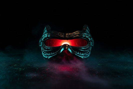 H.R. Giger Cyclops Visor - Dramatic Shot