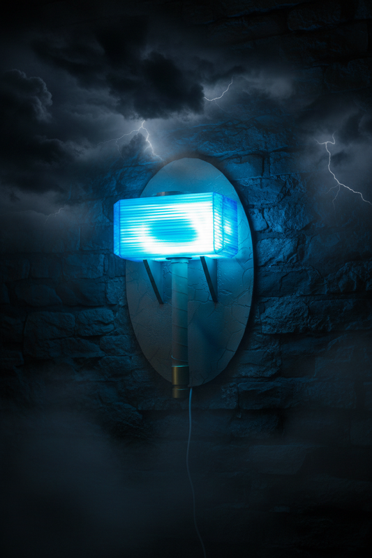Lamp Mjolnir Sconce - Dramatic Shot