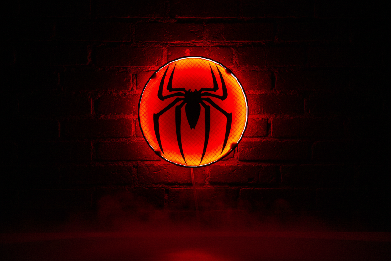 Lightbox Spider-Man - Dramatic Shot
