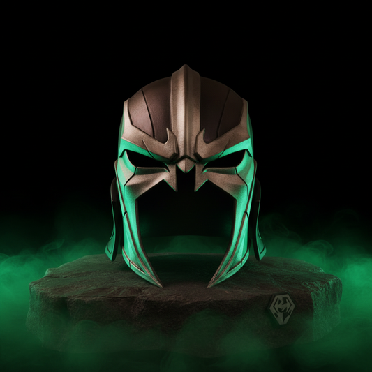 Medieval Magneto Spawn Helmet Dramatic