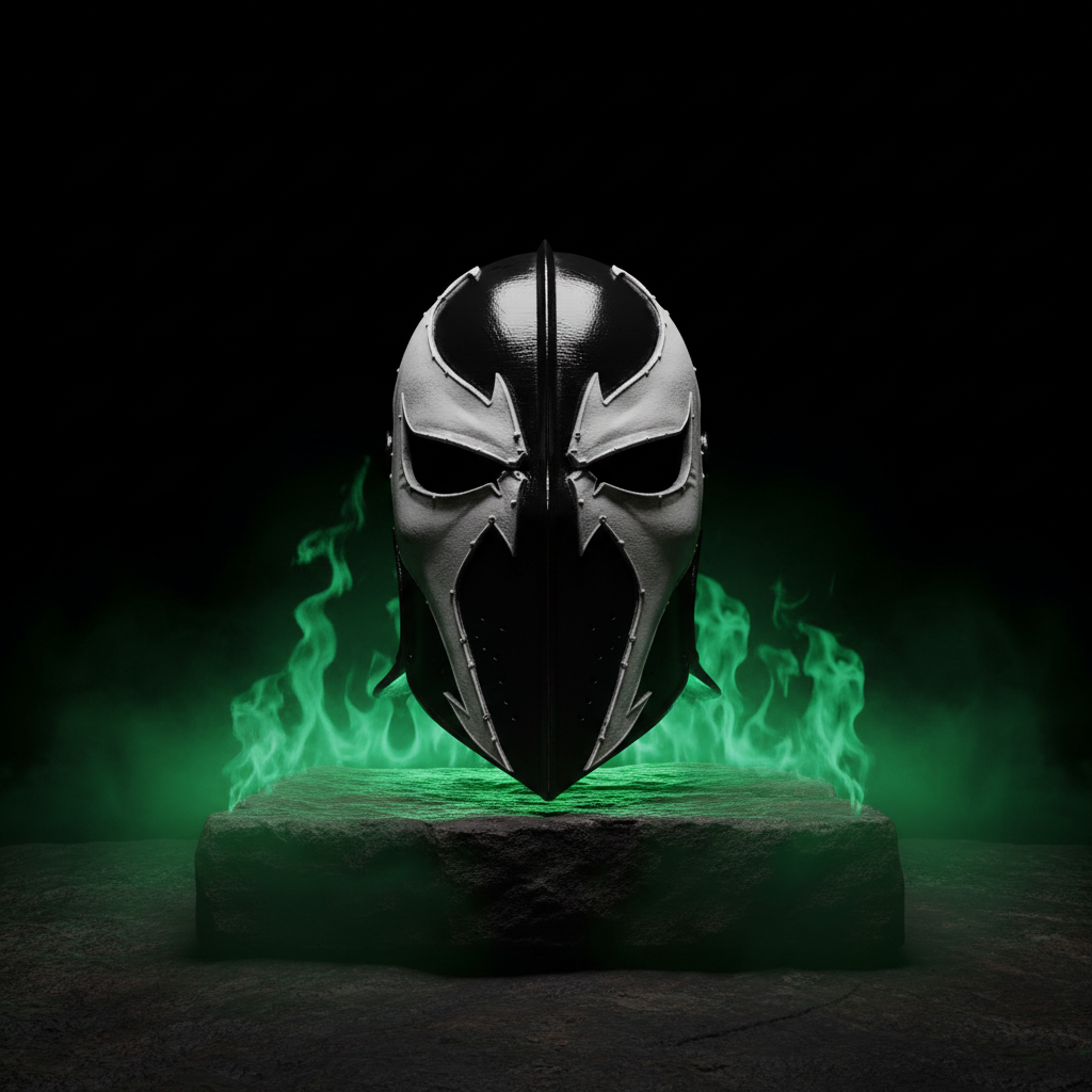 Medieval Spawn Helmet Dramatic