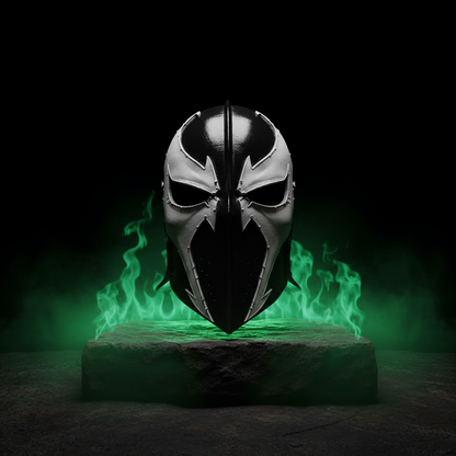 Medieval Spawn Helmet Dramatic