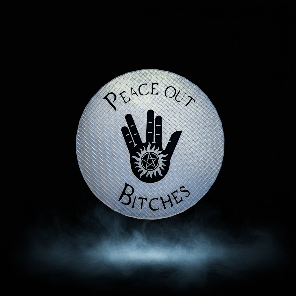 Peace Out Bitches Lightbox - Background Swap