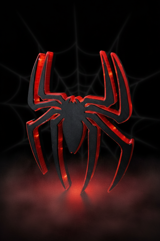 Spiderman Lightbox - Faded Webbing