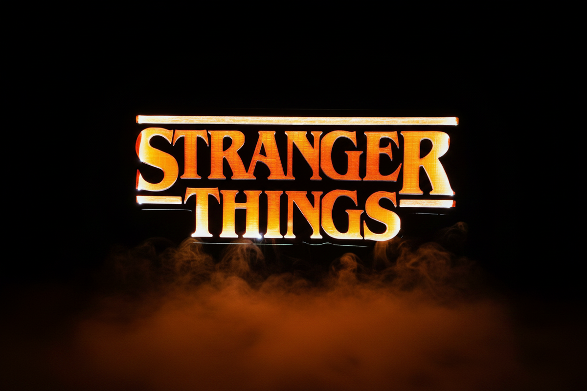 Stranger Things Lightbox - Filled Letters