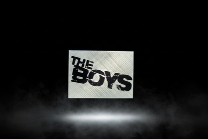 The Boys Logo Lightbox - Background Swap & Hand Removed