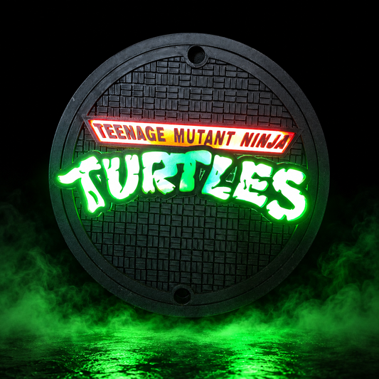 TMNT Sewer Cover Lightbox - Dramatic
